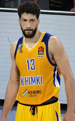 Anthony Gill 13 BC Khimki Moscow Russia White Basketball Jersey — BORIZ
