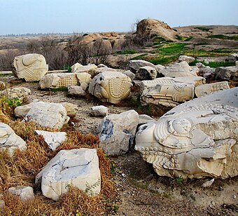 Ruins of the Apadana of Susa