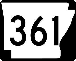 <span class="mw-page-title-main">Arkansas Highway 361</span> State highway in Arkansas, United States