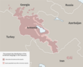Armenian language distribution (2024).