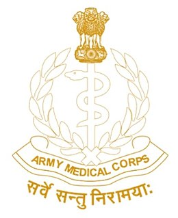 <span class="mw-page-title-main">Army Medical Corps (India)</span> Military unit