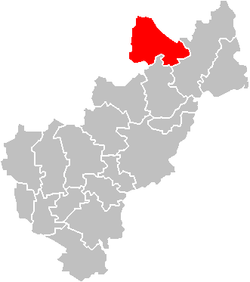 Kommunens placering i Querétaro