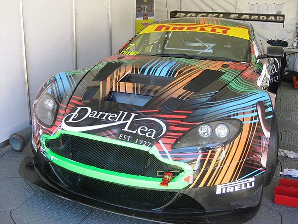 Tony Quinn placed second driving an Aston Martin Vantage