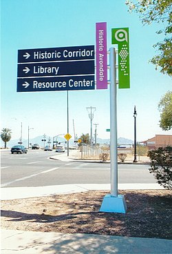 Historic Corridor sign. Avondale-B-Avondale Historic Downtown.jpg