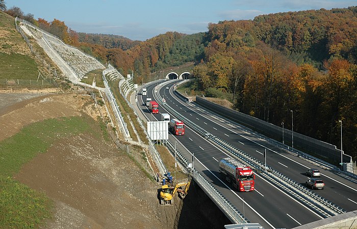 A1 motorway at Vodole