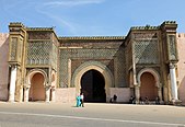 The main gate of the Kasbah of Moulay Ismail