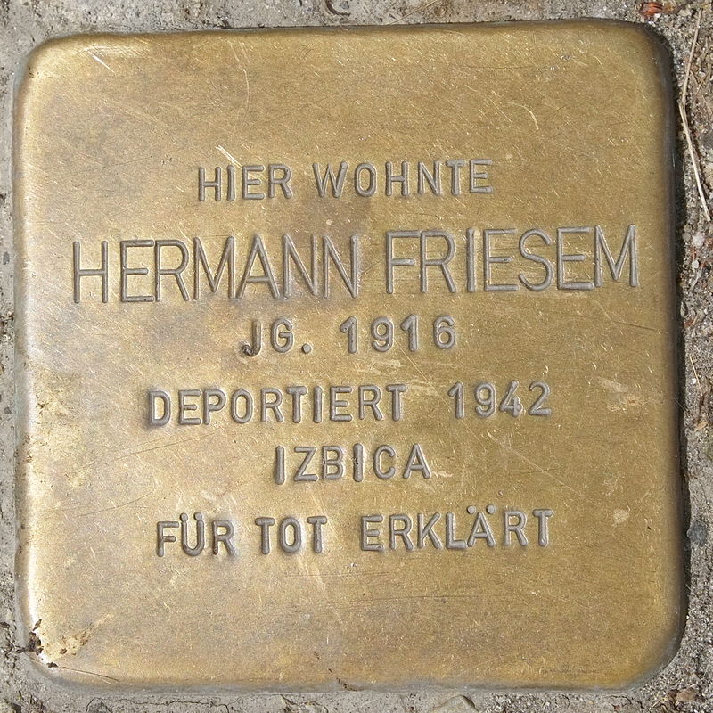 Bad Neuenahr Stolperstein Hermann Friesem 2891.JPG