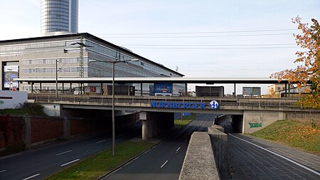 Bahnhof Nürnberg Ostring Übersicht 1