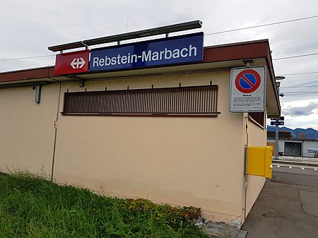 Bahnhof Rebstein Marbach Nebengebäude