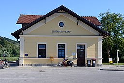 Bahnhof Schönberg am Kamp Aufnahmegebäude 2