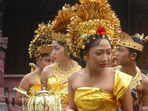 Ornaments used in Balinese dances.