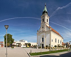 The church in Bánovce nad Bebravou