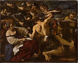 Samson Capturé par les Philistins, 1619 par Le Guerchin