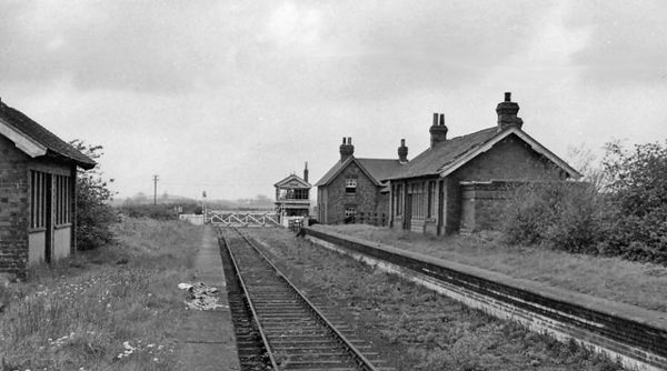 Remains in 1961 of Barmby station