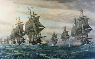 <span class="mw-page-title-main">Battle of the Chesapeake</span> 1781 naval battle of the American Revolutionary War