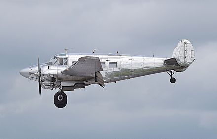 A Model G18S arriving at the 2016 RIAT, England