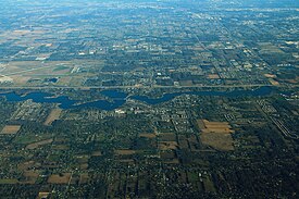 Aerial view of Belleville