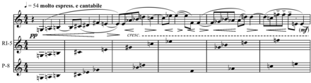 "Lament" melody and its construction from the pitches of RI-5 and P-8 Berg - Violin Concerto lament melody.png