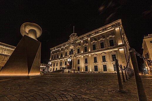 Auberge de Castille, Valletta Photographer: George Abdilla