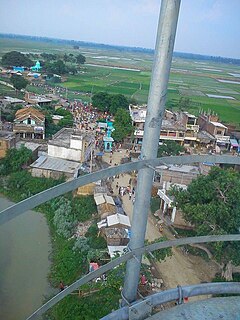 Bhathihan Bazar Village in Nepal