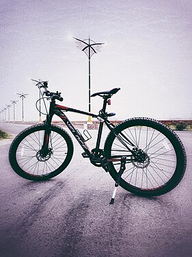 Bicycle at dusk