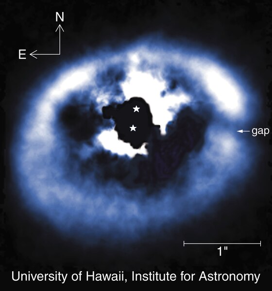 File:Binary star GG Tauri (noao0109a).tiff