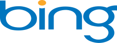 Primer logotipo de Bing, utilizado hasta septiembre de 2013