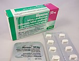 Čeština: Bloxazoc, hromadně vyráběný léčivý přípravek, 1 tableta obsahuje 50 mg metoprololu. Výrobce Krka. English: Bloxazoc, proprietary medicinal product, 1 tablet contains 50 mg of metoprolol. Manufacturer Krka.