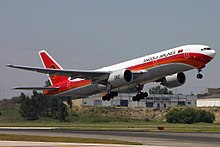 D2-TEE was one of the three Boeing 777s that TAAG Angola Airlines was allowed to use to relaunch operations to Europe following the partial lift of the EU ban on the airline in July 2009.[51] The aircraft is seen here at Lisbon Portela Airport in May 2007.