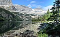 English: Boom Lake in Kootenay National Park Deutsch: Boom Lake im Kootenay National Park