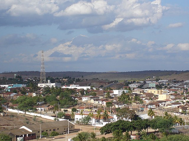 Vista parcial da cidade.