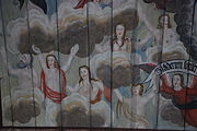 English: Painting in the ceiling of Brandstorps church.