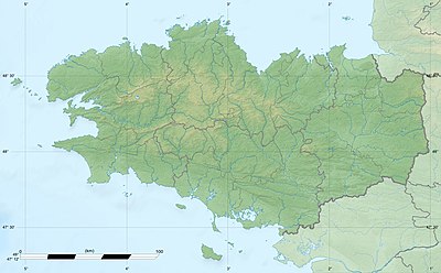 Location map Bretagne