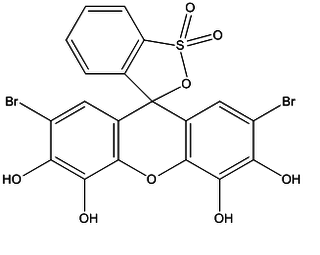 Bromopyrogallol red Chemical compound