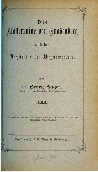 File:Buch - Die Klosterruine von Gnadenberg und die Architektur des Birgittenordens (1896).pdf