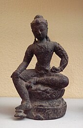 Buddha Manjucri from Goa Gajah cave, Bali. Buddha Manjucri from Goa Raja cave Bali.jpg