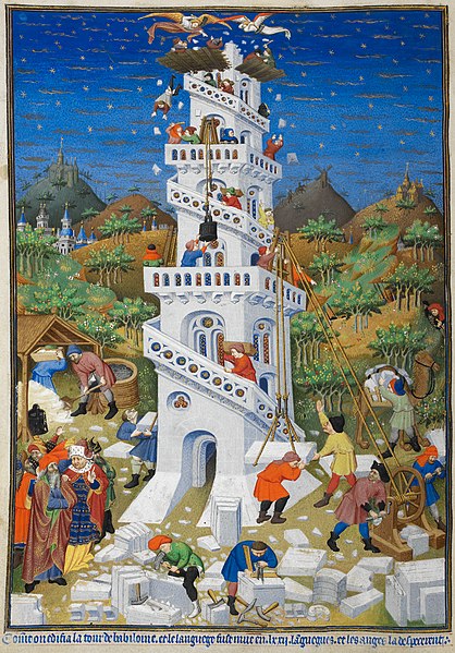 File:Building of the Tower of Babel - British Library Add MS 18850 f17v (detail).jpg