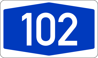 File:Bundesautobahn 102 number.svg