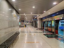 CCL platform level of the station CC29 Harbourfront MRT Platform A 20210426 173222.jpg