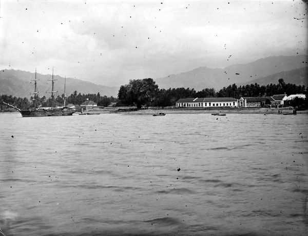 Boats along the Timor coast