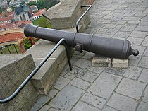 Cannon on the Špilberk.JPG