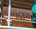 Un'antica scritta sulle mura delle carceri, riemersa nel 2024 durante i lavori di recupero