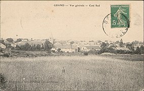 Carte postale, Grand, Vue générale, Côté Sud.jpg