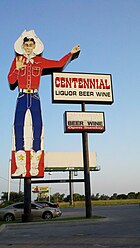 AMC paid to restore a neon sign of Big Tex in Dallas for the filming of the pilot.[124]