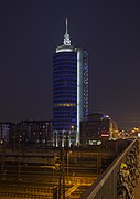 Central Tower München by night