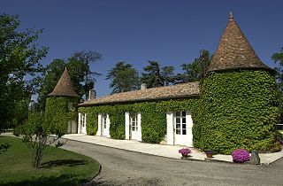 Château Suau (Capian) Winery in the Bordeaux area in France