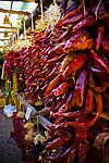 The Chile Ristra: a practical way to cure chiles and a classic souvenir of any visit to New Mexico