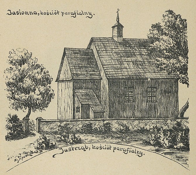 File:Church in Jasionna 1911.jpg