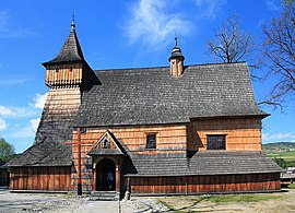 Cerkev nadangela Mihaela v Dębnu, zgrajena v 15. stoletju