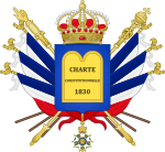 A júliusi monarchia (1831-48) címere (változat) .svg